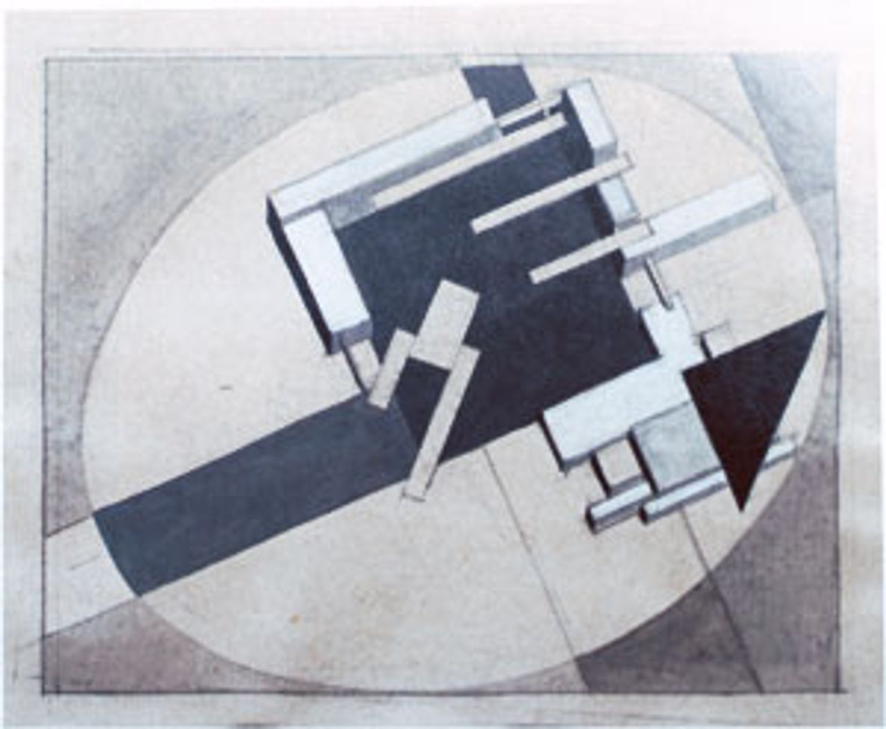 Lissitzky drawing